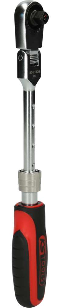 Produktbild KS Tools 1/4 Zoll SlimPOWER Teleskop-Gelenk-Umschaltknarre 72 Zahn bild 2
