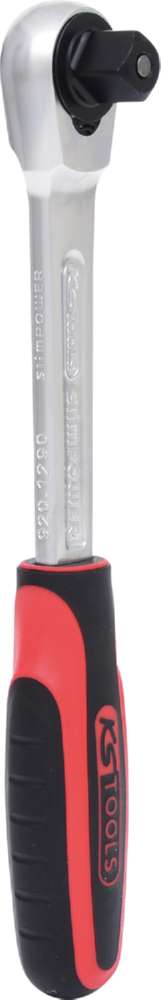 Produktbild KS Tools 1/2 Zoll SlimPOWER Umschaltknarre 72 Zahn Gesamtlänge 245 mm bild 3