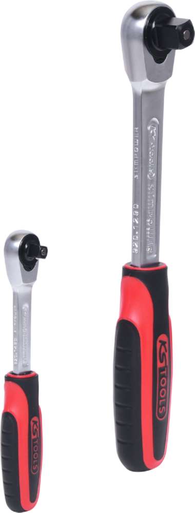 Produktbild KS Tools SlimPOWER Umschaltknarren-Satz 2 Teile 1/4 Zoll + 1/2 Zoll bild 2