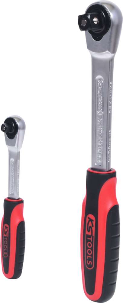 Produktbild KS Tools SlimPOWER Umschaltknarren-Satz 2 Teile 1/4 Zoll + 1/2 Zoll bild 3