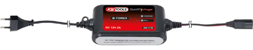 Produktbild KS Tools 12V SMARTcharger Hochfrequenz Batterieladegerät 2A