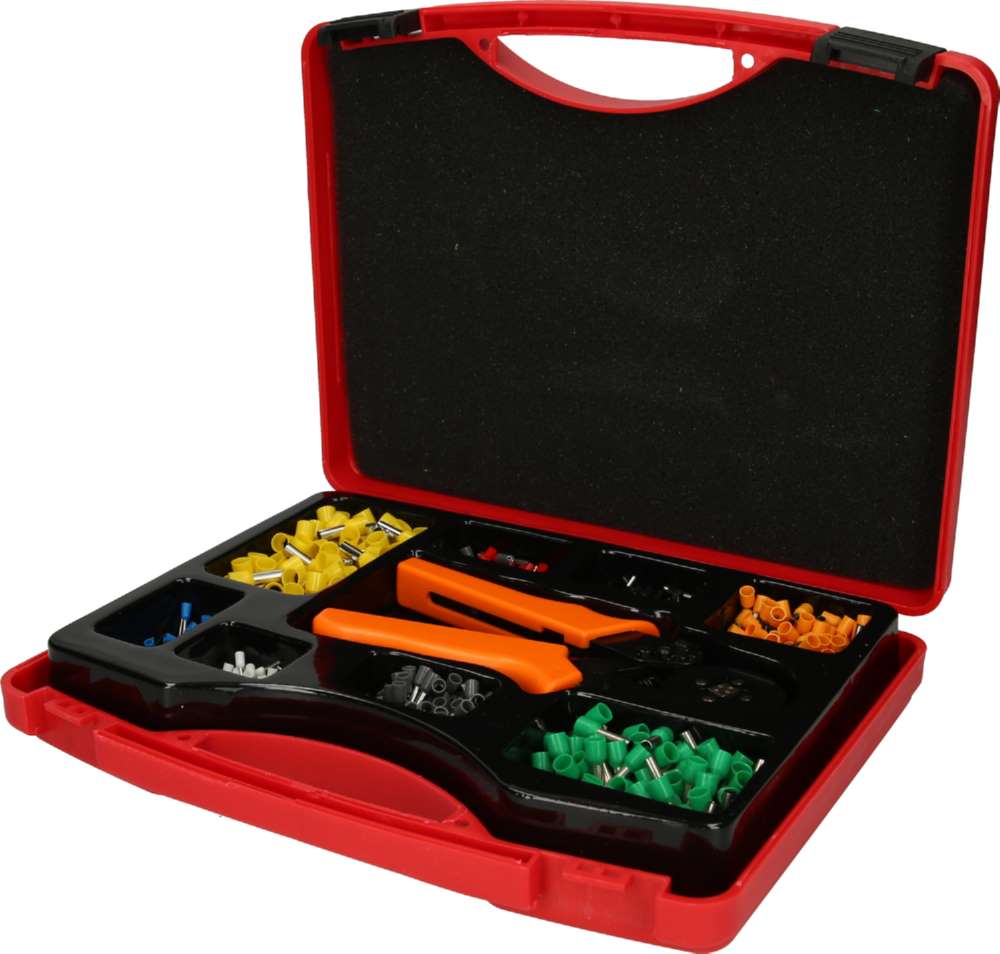 Produktbild KS Tools Sortiment Drahtendhülse mit Crimpzange 1001 teilig bild 2