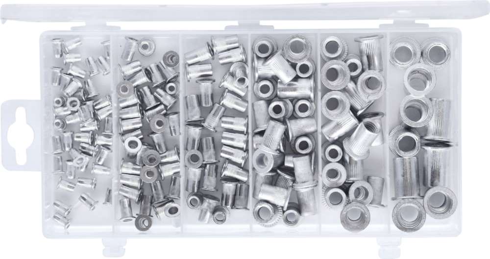 Produktbild KS Tools Sortiment Gewindenieten Aluminium M3 x 9 mm - M10 x 21 mm 150 Teile bild 6