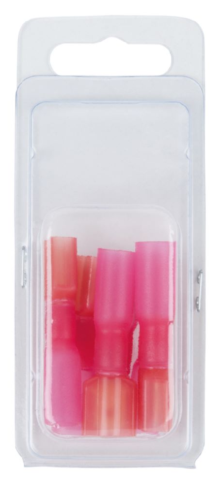 Produktbild KS Tools Sortiment isolierter Quetschverbinder rot AWG22-16 6 teilig Stecker bild 2