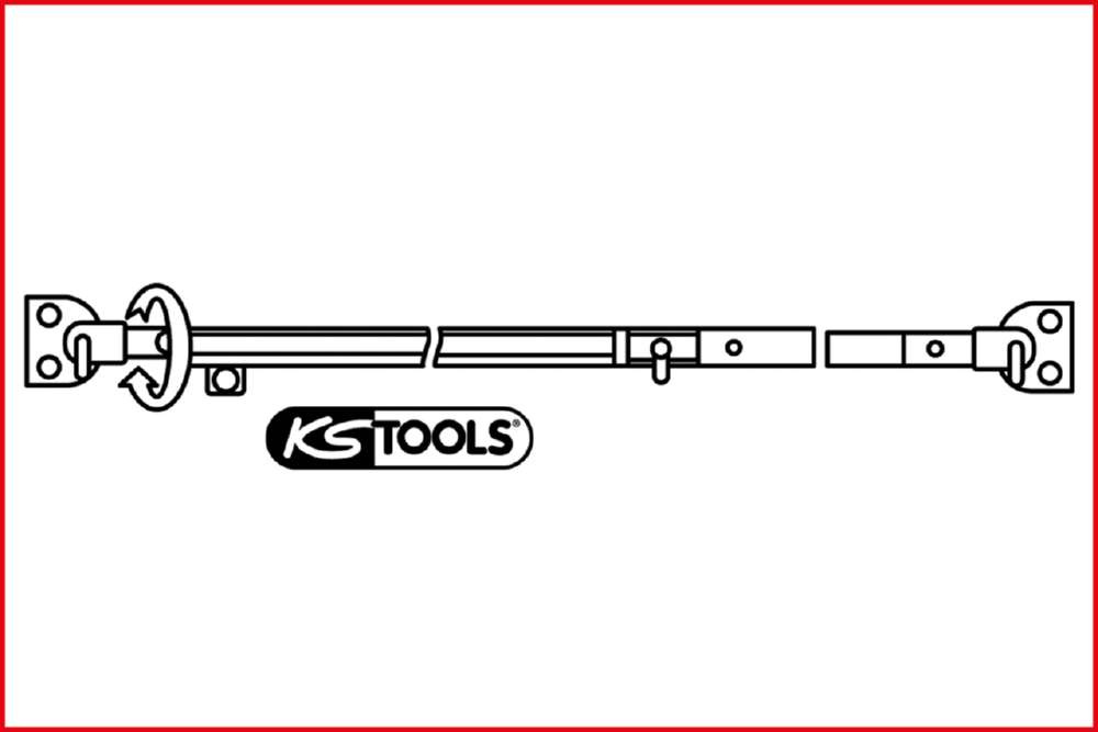 Produktbild KS Tools Spanner für Richtarbeiten Spannweite 1000 - 1200 mm bild 2