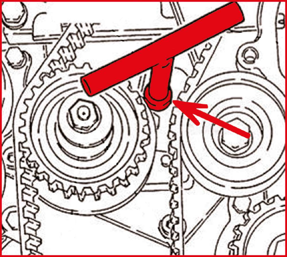 Produktbild KS Tools Spannrollenschlüssel für Fiat Länge 95 mm bild 2
