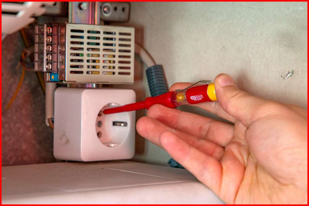 Produktbild KS Tools Spannungsprüfer mit Schutzisolierung 100 - 500 V Gesamtlänge 140 mm bild 10