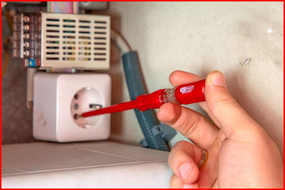 Produktbild KS Tools Spannungsprüfer mit Schutzisolierung 100 - 500 V Gesamtlänge 180 mm bild 10