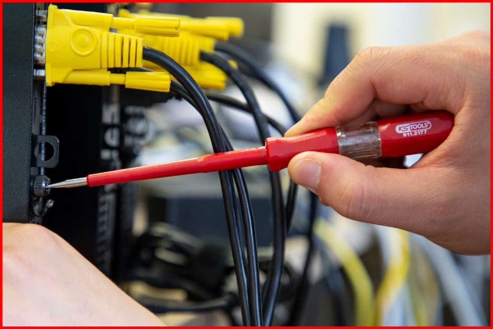 Produktbild KS Tools Spannungsprüfer mit Schutzisolierung 100 - 500 V Gesamtlänge 180 mm bild 11