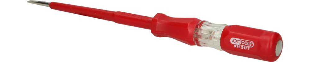 Produktbild KS Tools Spannungsprüfer mit Schutzisolierung 100 - 500 V Gesamtlänge 180 mm bild 5