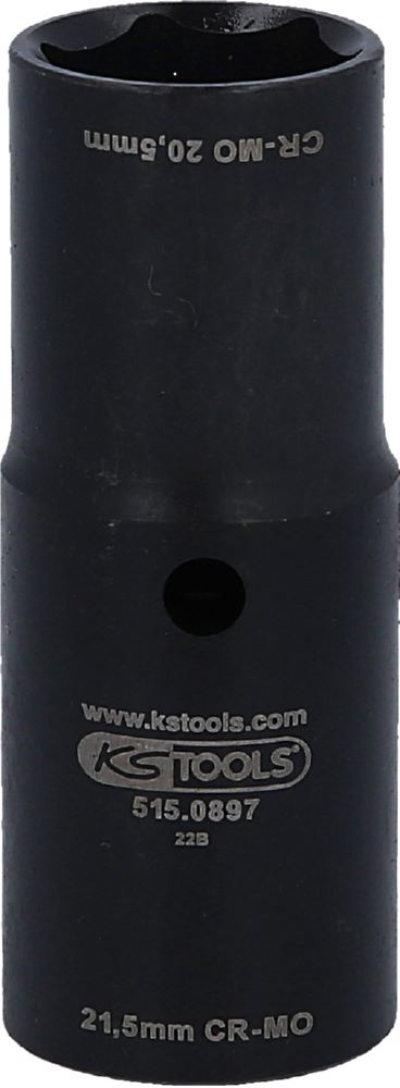 Produktbild KS Tools 1/2 Zoll Spezial Alu Felgen 2 in 1 Kraft Stecknuss für Ford 20,5 /  21,5 mm bild 3