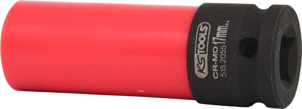 Produktbild KS Tools Spezial-Alu-Felgen Sonderprofil-Kraft-Stecknuss für Mercedes lang 17 mm