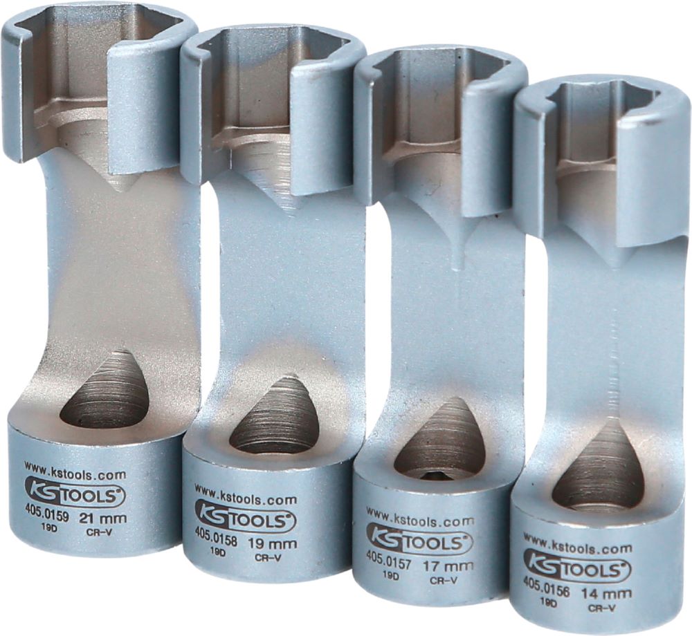 Produktbild KS Tools 3/8 Zoll Spezial Einspritzleitungs Schlüssel Satz 4 teilig
