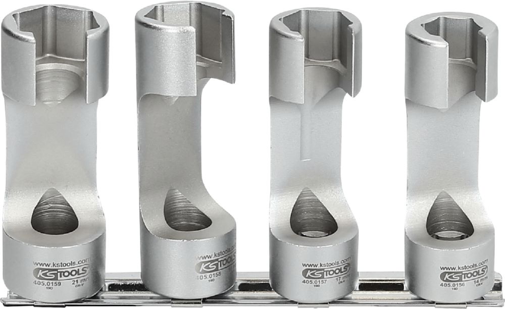 Produktbild KS Tools 3/8 Zoll Spezial Einspritzleitungs Schlüssel Satz 4 teilig bild 2