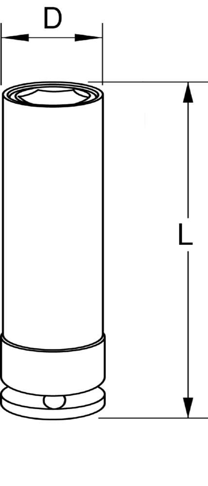Produktbild KS Tools 1/2 Zoll Spezial Gelenkwellen Kraft Stecknuss Durchmesser 40,5 mm bild 7