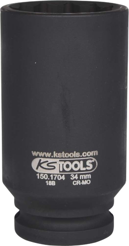 Produktbild KS Tools 1/2 Zoll Spezial-Gelenkwellen-Kraft-Stecknuss Profilgrösse 34 mm bild 7