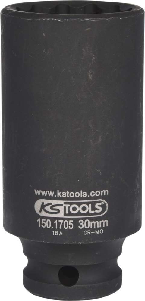 Produktbild KS Tools 1/2 Zoll Spezial-Gelenkwellen-Kraft-Stecknuss Profilgrösse 30 mm bild 8