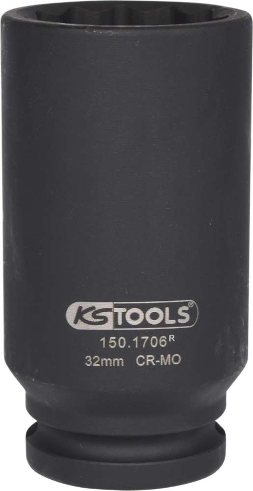 Produktbild KS Tools 1/2 Zoll Spezial-Gelenkwellen-Kraft-Stecknuss Profilgrösse 32 mm bild 5