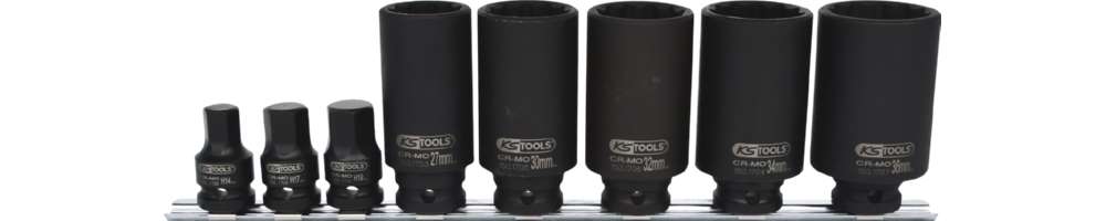 Produktbild KS Tools 1/2 Zoll Spezial Gelenkwellen Stecknuss Satz 8 Teile bild 1