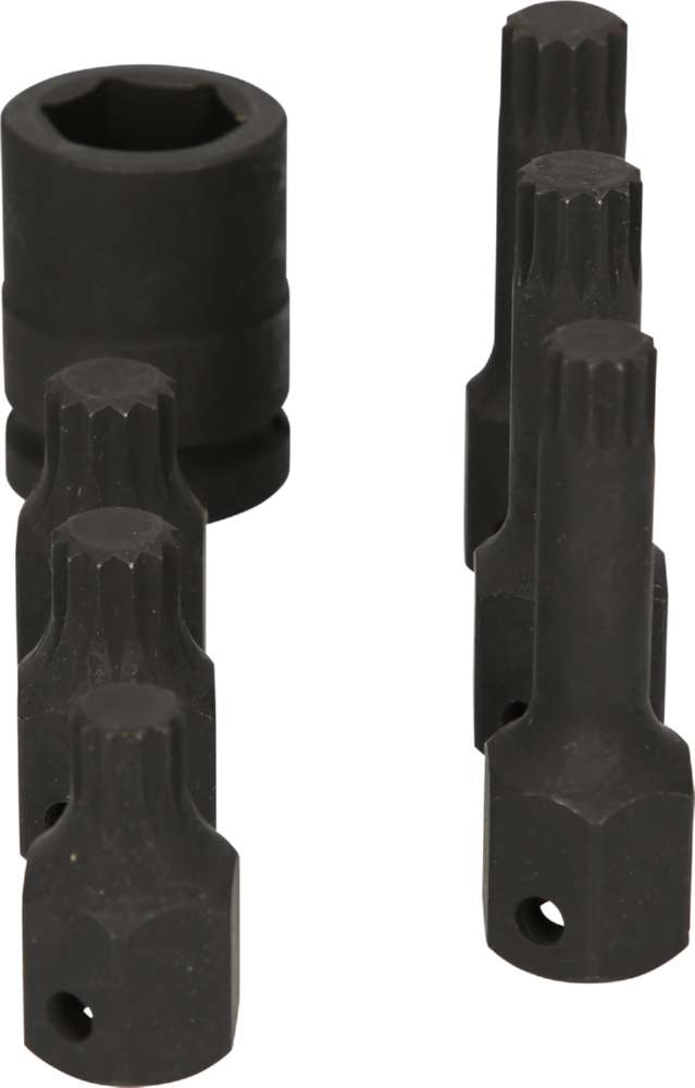 Produktbild KS Tools 1/2 Zoll Spezial Kraft Bit Stecknuss Satz Vielzahn 7 Teile M14 - M18 bild 5