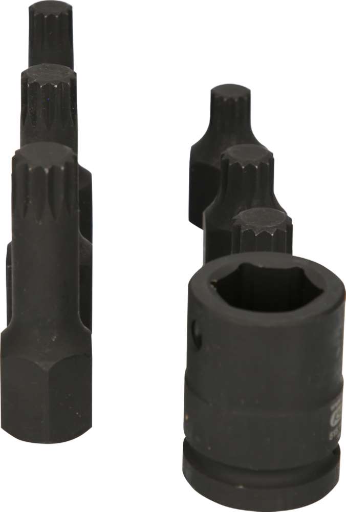 Produktbild KS Tools 1/2 Zoll Spezial Kraft Bit Stecknuss Satz Vielzahn 7 Teile M14 - M18 bild 9