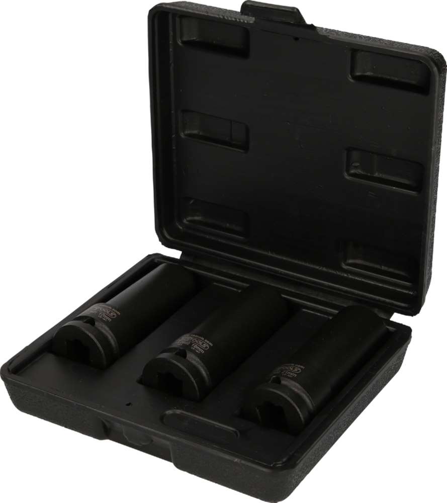 Produktbild KS Tools 1/2 Zoll Spezial Kraft Stecknuss Satz für geschraubte Spurplatten 3 Teile bild 3