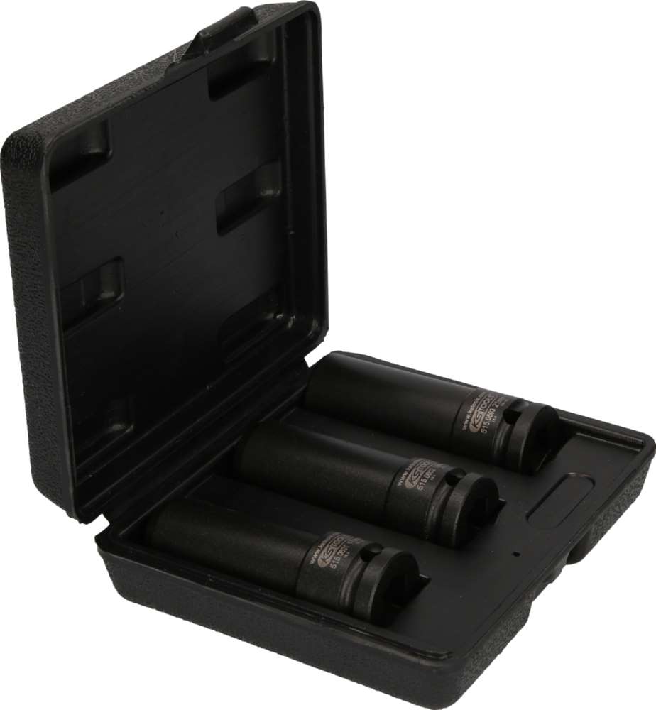 Produktbild KS Tools 1/2 Zoll Spezial Kraft Stecknuss Satz für geschraubte Spurplatten 3 Teile bild 8
