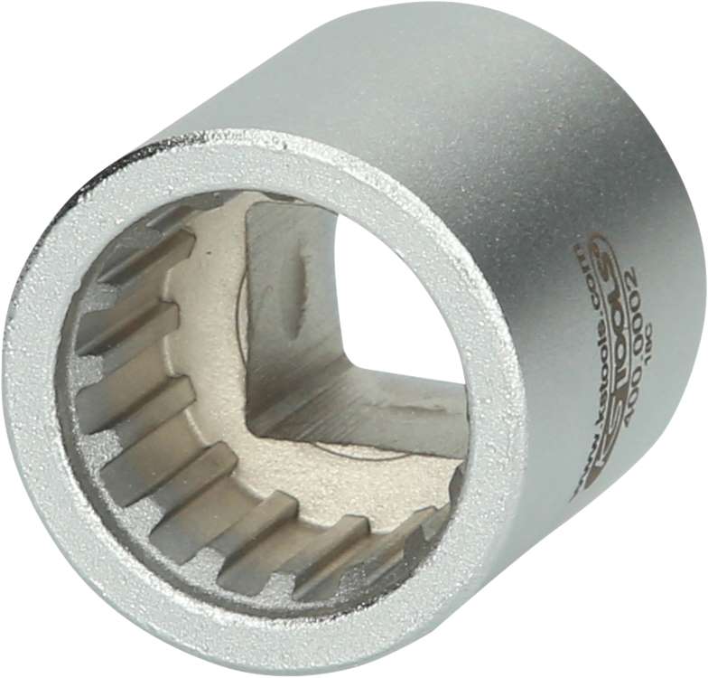 Produktbild KS Tools 1/2 Zoll Spezial Stecknuss mit Sonderprofil matt Länge 30 mm