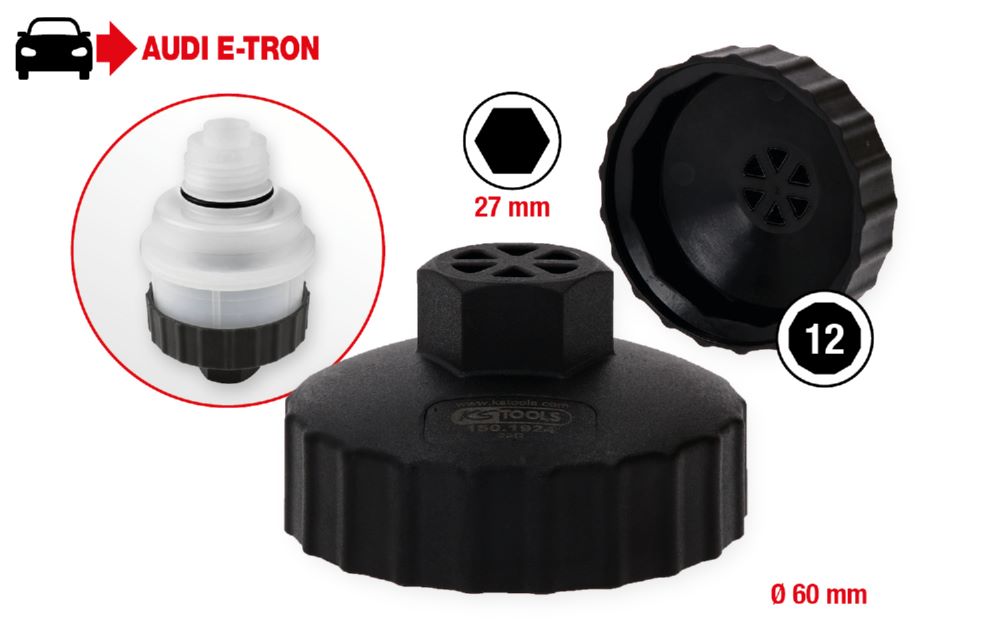 Produktbild KS Tools Spezial Steckschlüssel zum Ausbau des Kühlmittelbehälters Audi bild 2