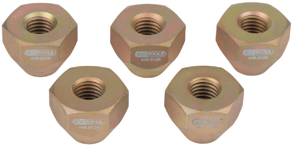 Produktbild KS Tools Spezialmuttern Satz 5 Teile M14 x 2