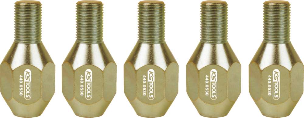 Produktbild KS Tools Spezialmuttern Satz M16 x 1,5 5 Teile bild 2