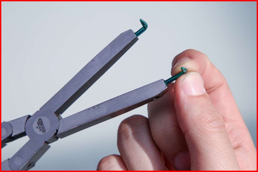 Produktbild KS Tools Spitzenpaar für Doppelgelenk Sicherungszangen 1,3 mm 90 Grad abgewinkelt bild 3