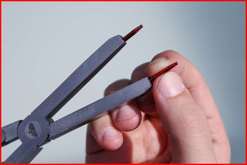 Produktbild KS Tools Spitzenpaar für Doppelgelenk Sicherungszangen 1,8 mm gerade bild 3