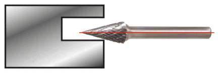 Produktbild KS Tools HM Spitzkegel Frässtift Form M 3 mm bild 2