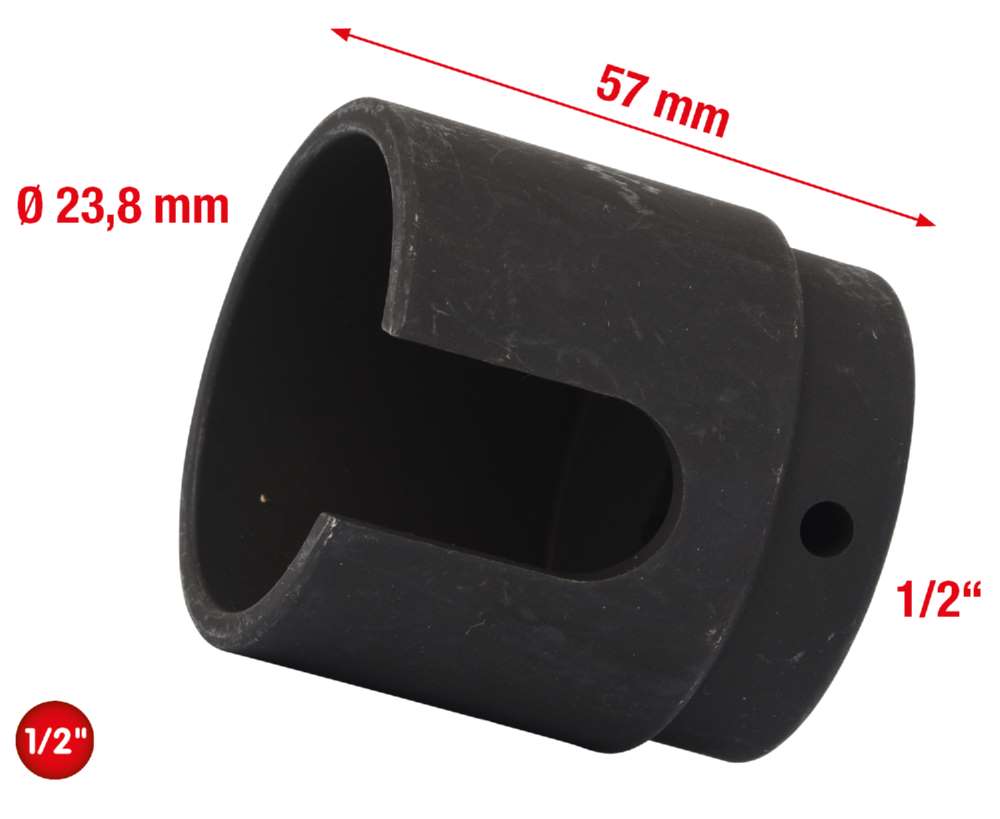 Produktbild KS Tools 1/2 Zoll Spurstangenkopf Stecknuss Länge 57 mm Innen Durchmesser 23,8 mm bild 14