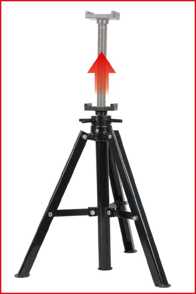 Produktbild KS Tools Stahl Spindel Unterstellbock Traglast 12 Tonnen 710 bis 1065mm bild 5