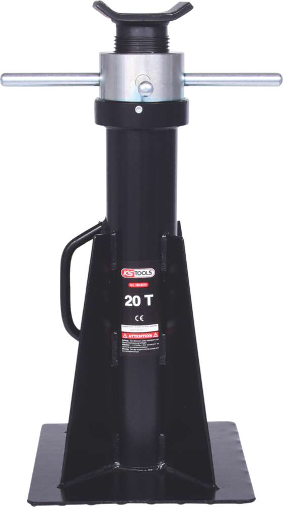 Produktbild KS Tools Stahl Unterstellbock groß Schnellverriegelung Traglast 20 Tonnen