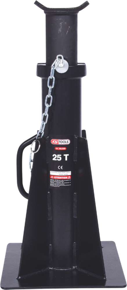 Produktbild KS Tools Stahl Unterstellbock groß Schnellverriegelung Traglast 25 Tonnen