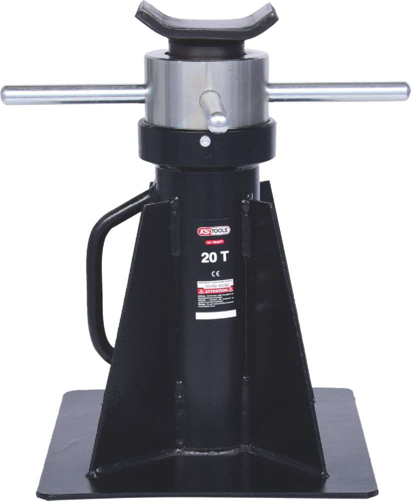 Produktbild KS Tools Stahl Unterstellbock klein Schnellverriegelung Traglast 20 Tonnen
