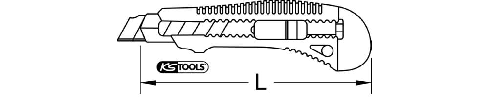 Produktbild KS Tools Standard Universal Abbrechklingen Messer 150mm bild 5