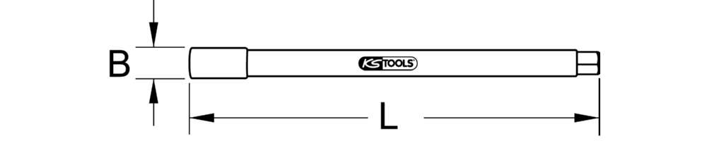 Produktbild KS Tools Standarmaturenschlüssel Durchmesser 13mm Länge 155mm bild 4