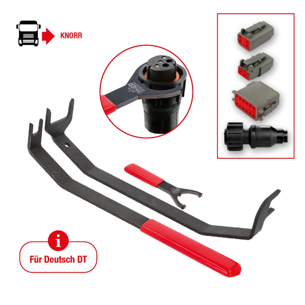 Produktbild KS Tools Stecker Entriegelungswerkzeug Satz für Knorr Bremse bild 2