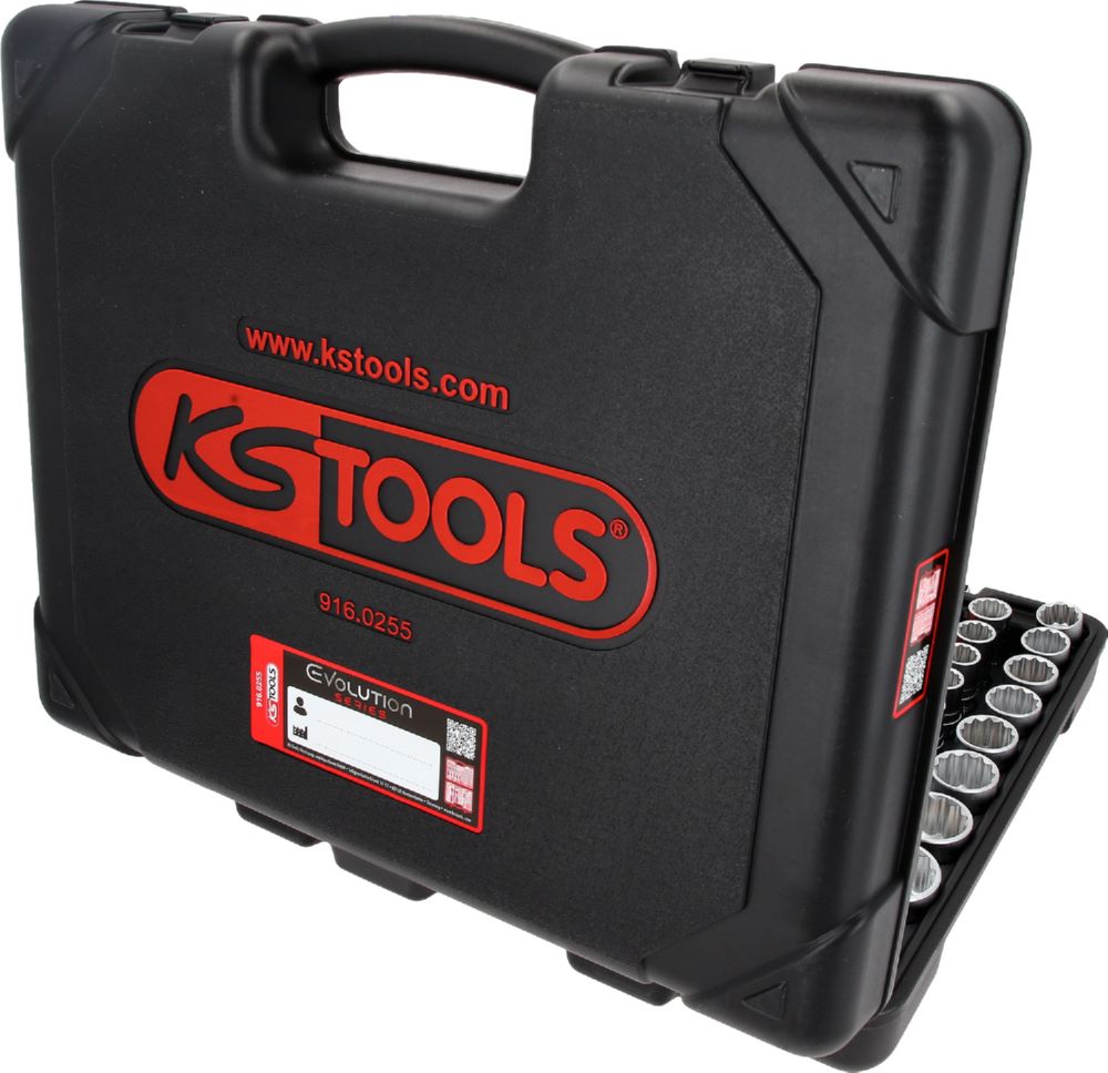 Produktbild KS Tools Steckschlüssel-Satz 255 Teile 1/4 Zoll 3/8 Zoll + 1/2 Zoll bild 3