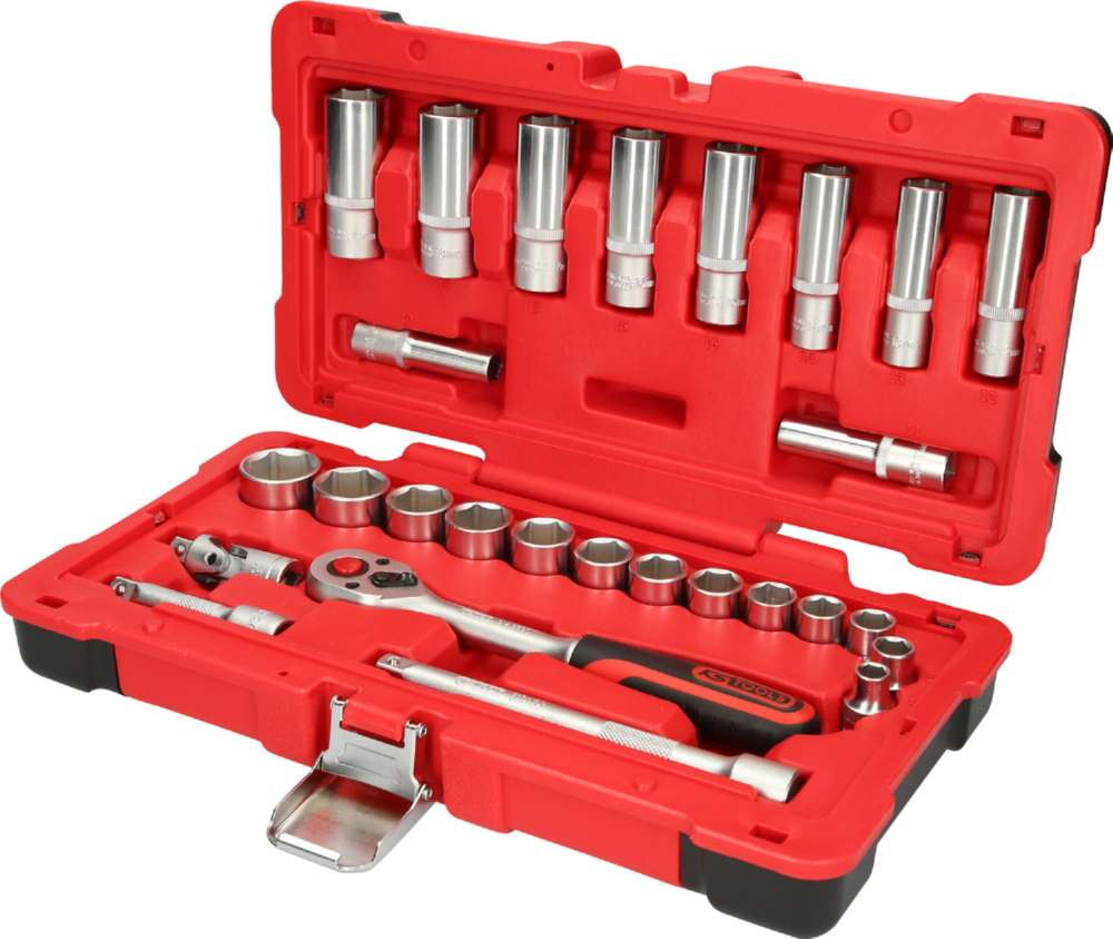 Produktbild KS Tools 3/8 Zoll Steckschlüssel-Satz 27 Teile