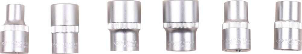 Produktbild Brilliant Tools Steckschlüssel Satz 1/2 Zoll Zwölfkant kurz 21 Teile 8 bis 36 mm bild 2