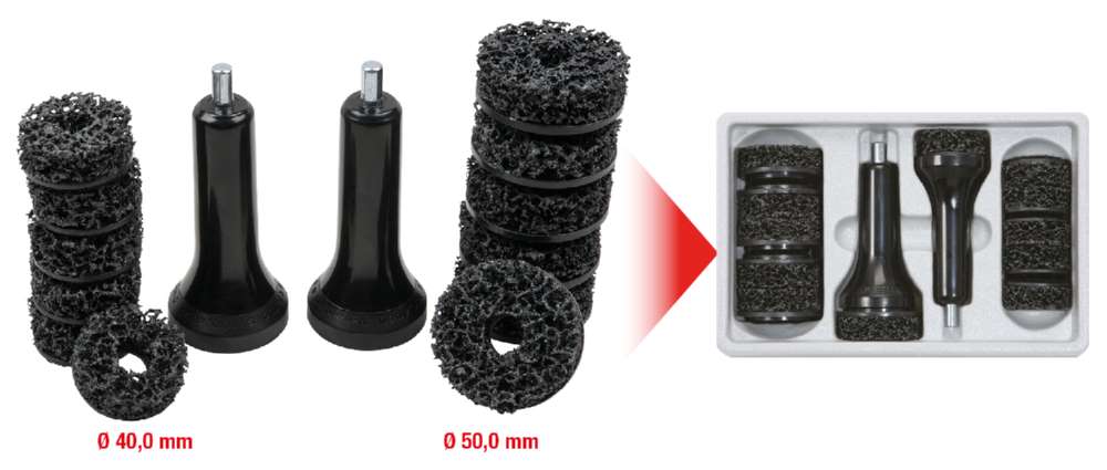 Produktbild KS Tools Stehbolzen Radnabenschleifer Satz Durchmesser 40 - 50 mm 14 Teile bild 8