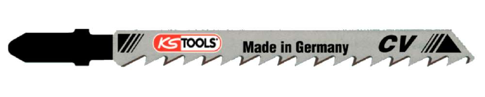Produktbild KS Tools Stichsägeblatt CV Länge 100mm Zahnabstand 4mm T101D 5er Pack