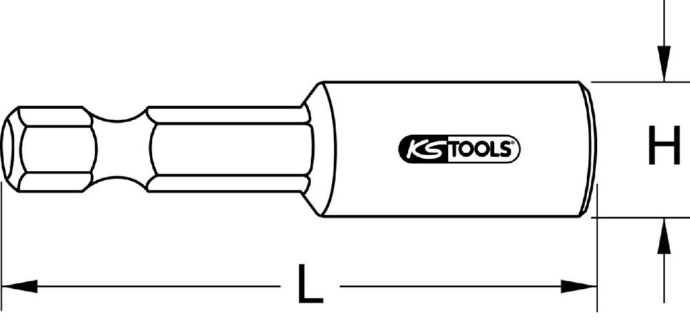Produktbild KS Tools Stockschraubeneindreher M12 Länge 50mm bild 3