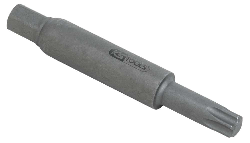 Produktbild KS Tools 10 mm Stoßdämpfer Torx Gegenhalter Bit Stecknuss T50 Gesamtlänge 92,5 mm