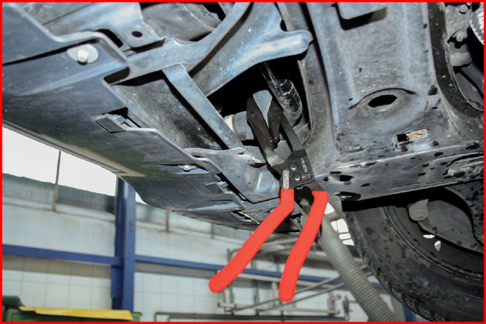 Produktbild KS Tools Schlauchabklemm Zangensat stufenlos abgewinkelt 3 Teile bild 2